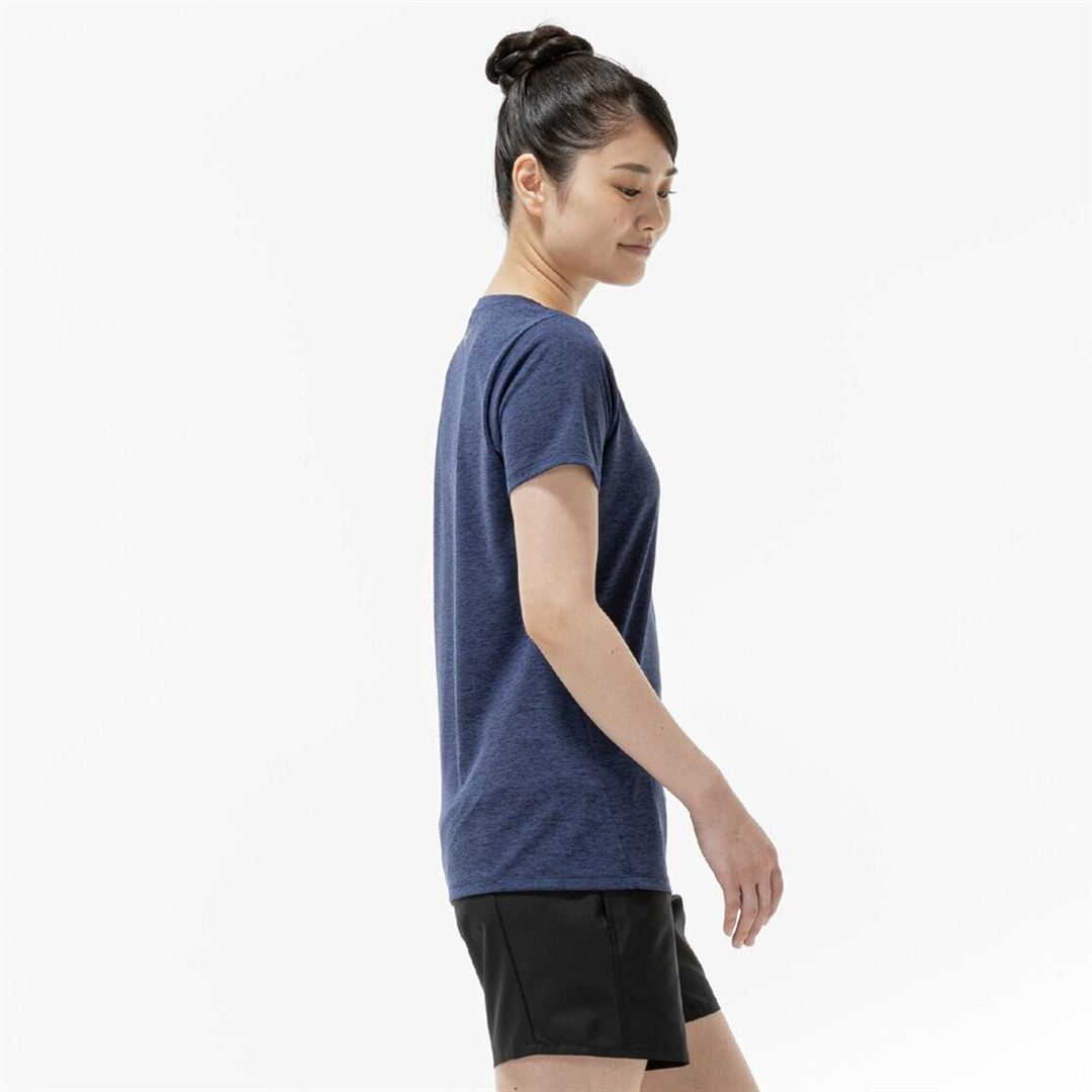 クイックドライTシャツ エステートブルー S