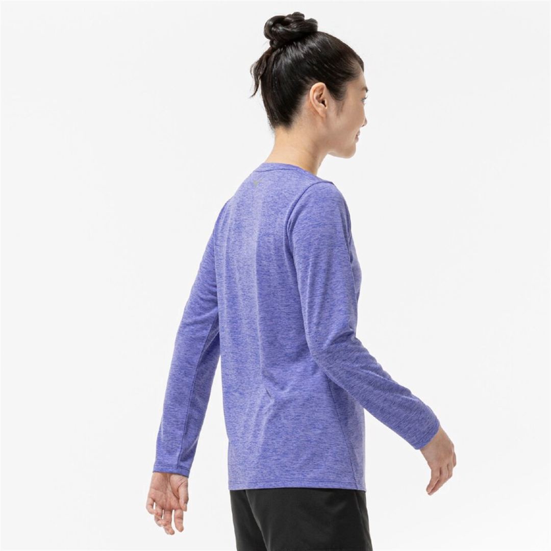 クイックドライTシャツ(長袖) アイリスブルーム XL