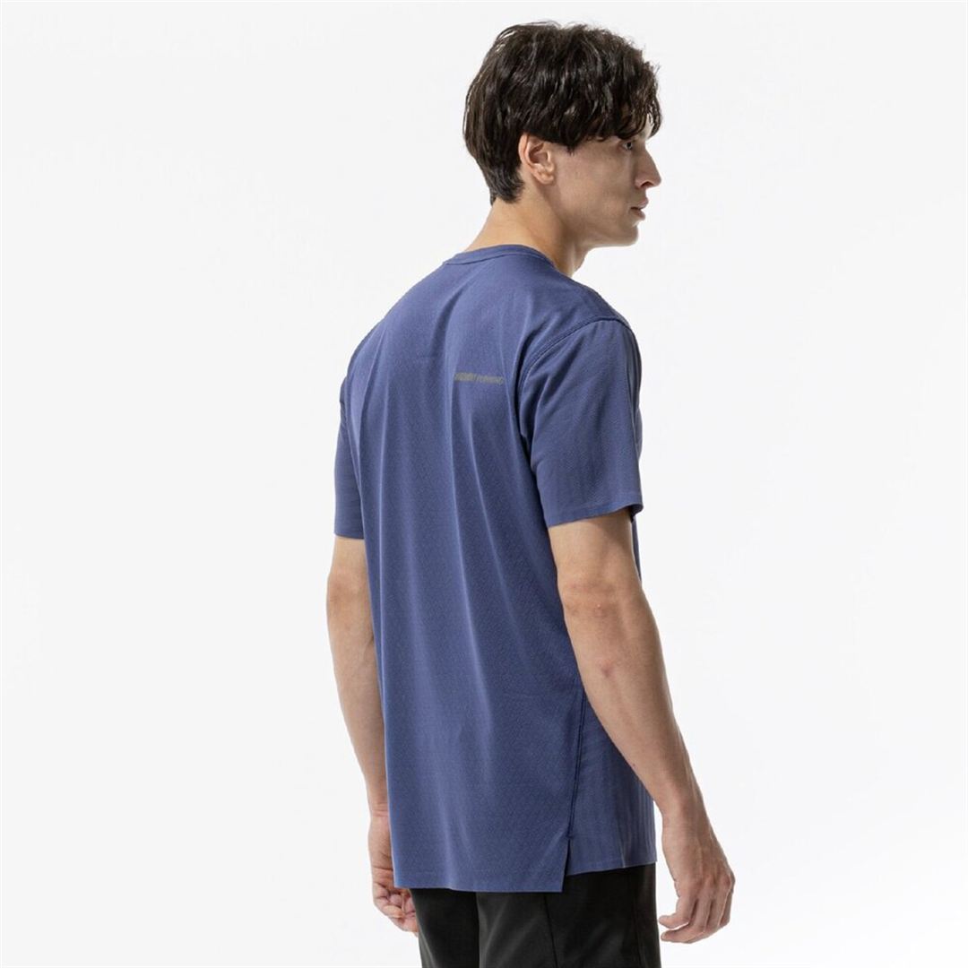 クイックドライ ジャカード Tシャツ エステートブルー XL