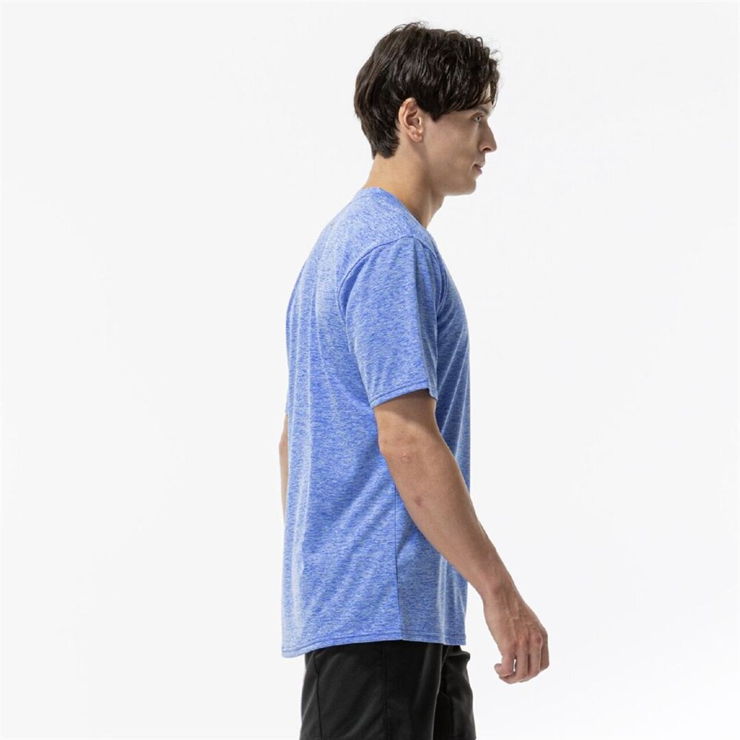 【ミズノ直営限定】クイックドライ ビッグロゴTシャツ ダズリングブルー XL