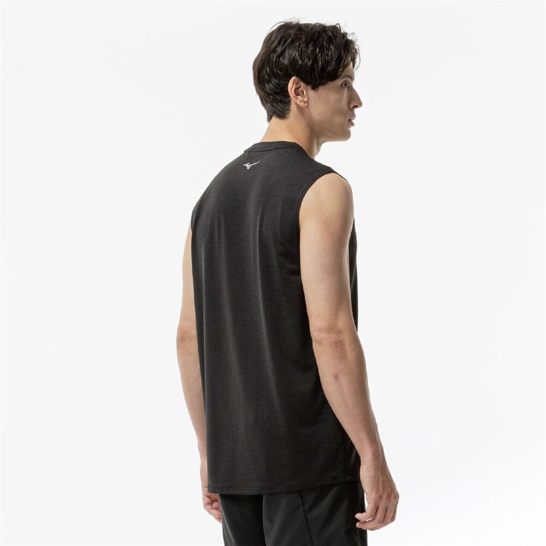 【ミズノ直営限定】クイックドライ スリーブレスTシャツ ブラック XL