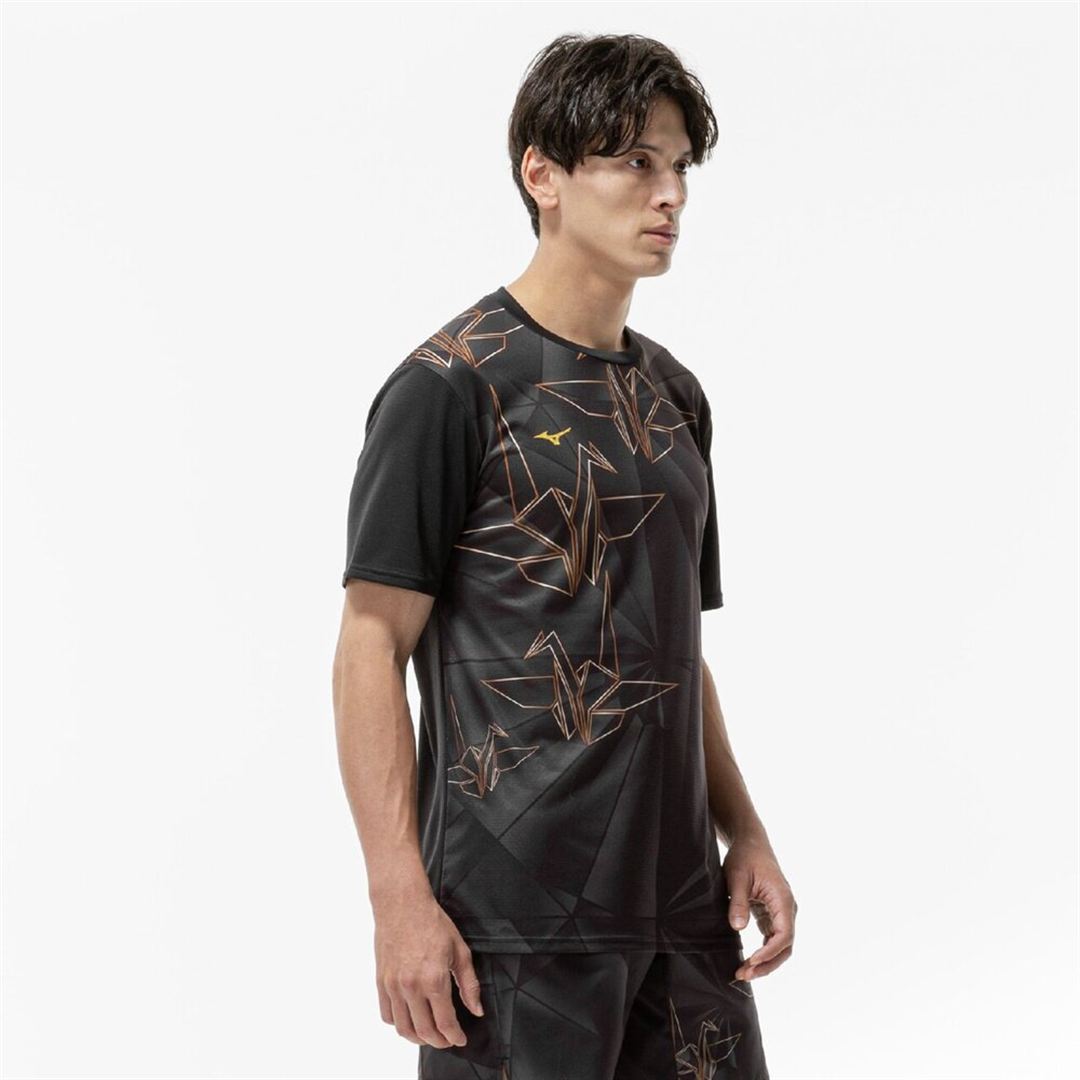 【汗処理／通気】ドライエアロフローグラフィックTシャツ タニオリ S