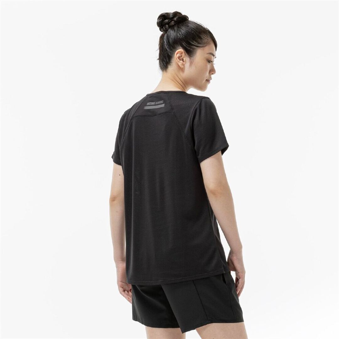 【汗処理／通気】ドライエアロフローTシャツ ブラック S