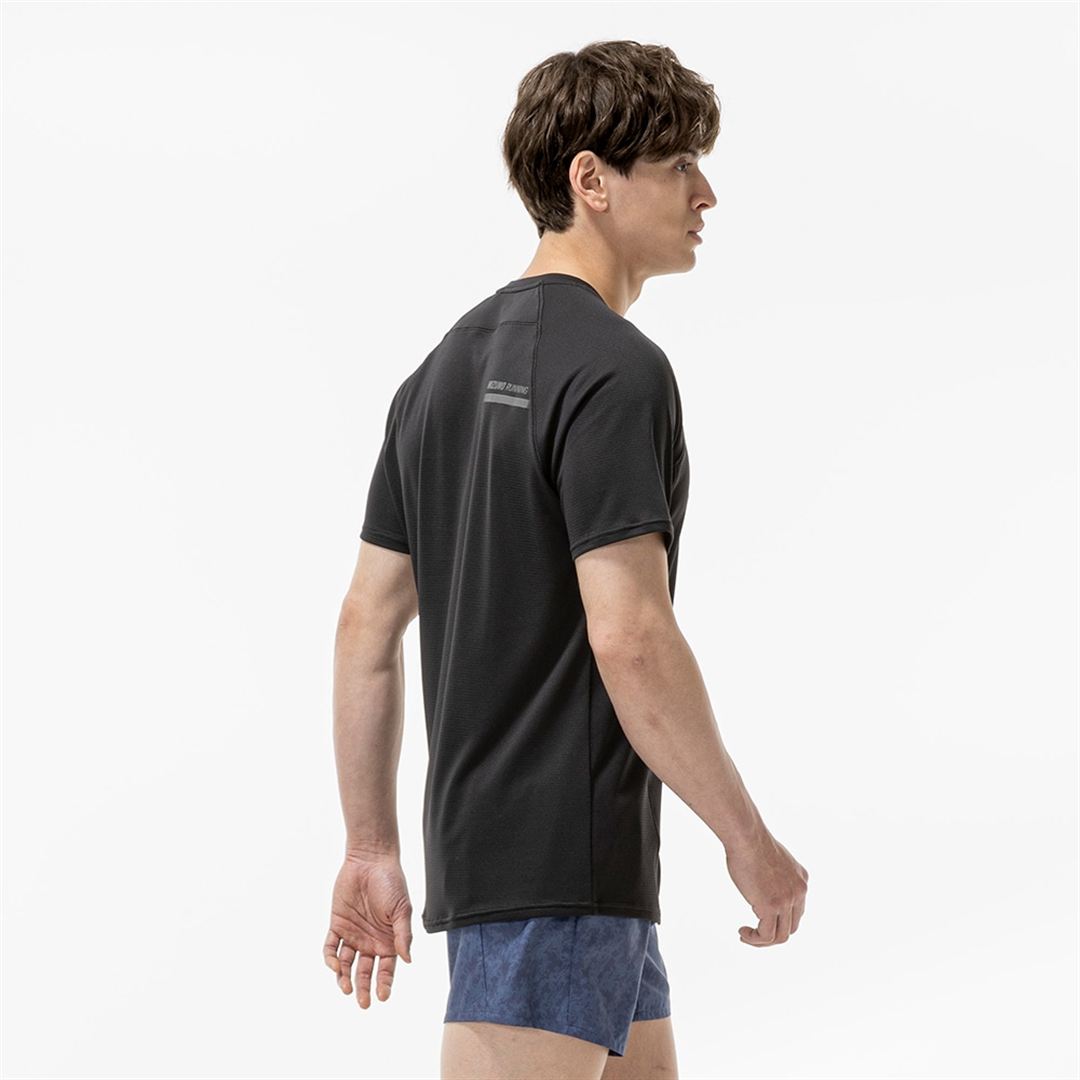 【汗処理／通気】ドライエアロフローTシャツ ブラック XL