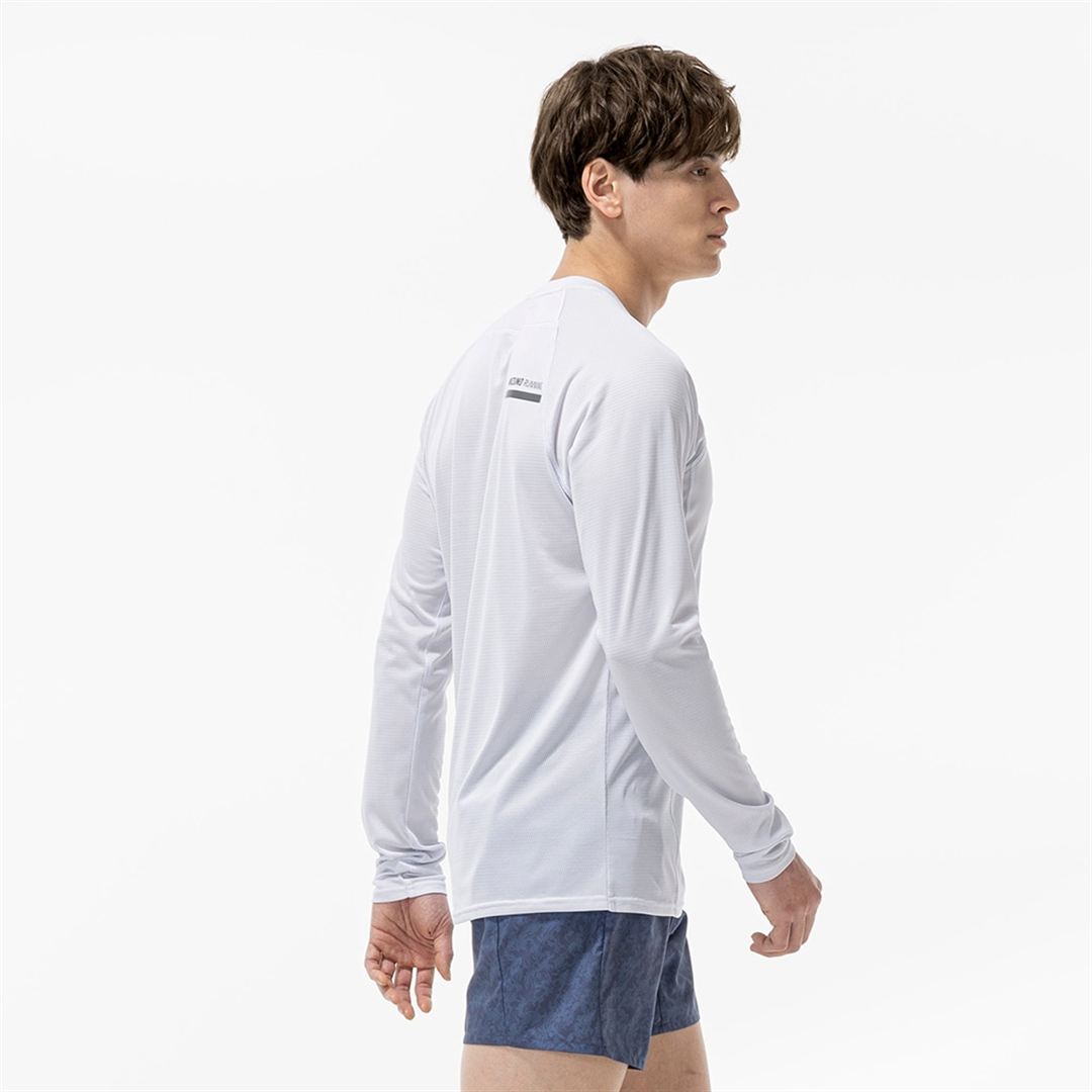 【汗処理／通気】ドライエアロフローTシャツ(長袖) クラウドスケープ XL