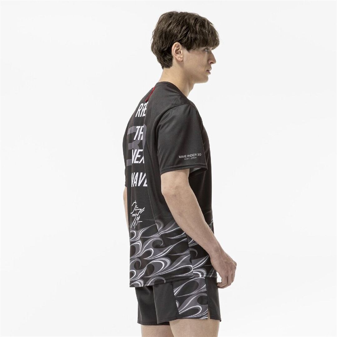 【ミズノ直営限定】クイックドライTシャツ ブラック XS