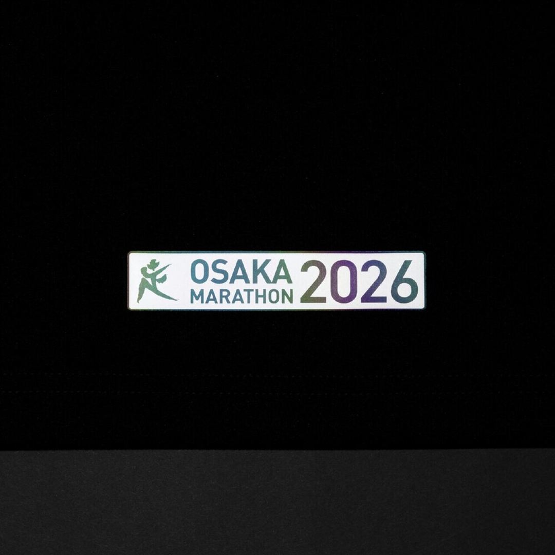【大阪マラソン2026】大会記念Tシャツ(オーロラ) ブラック M