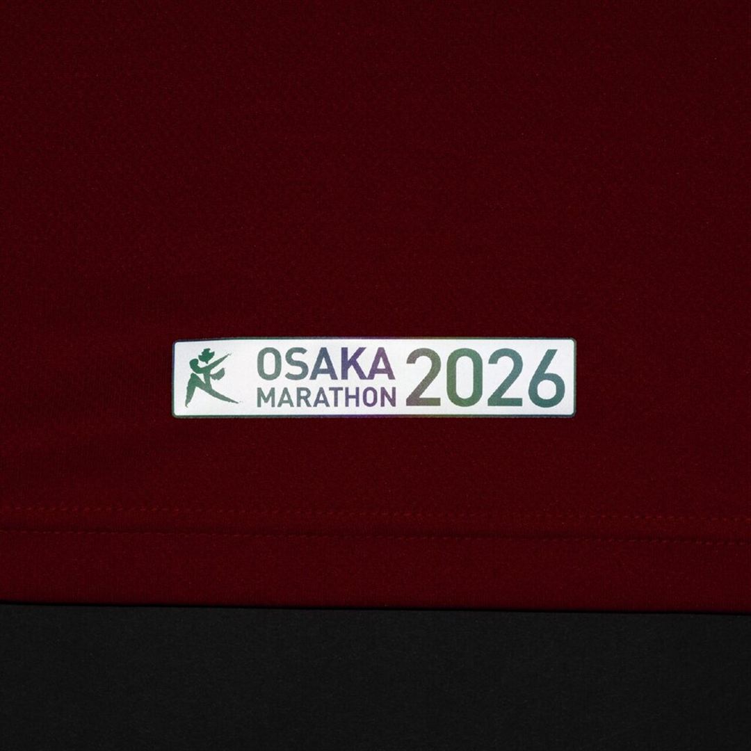 【大阪マラソン2026】大会記念Tシャツ(オーロラ) レッド S