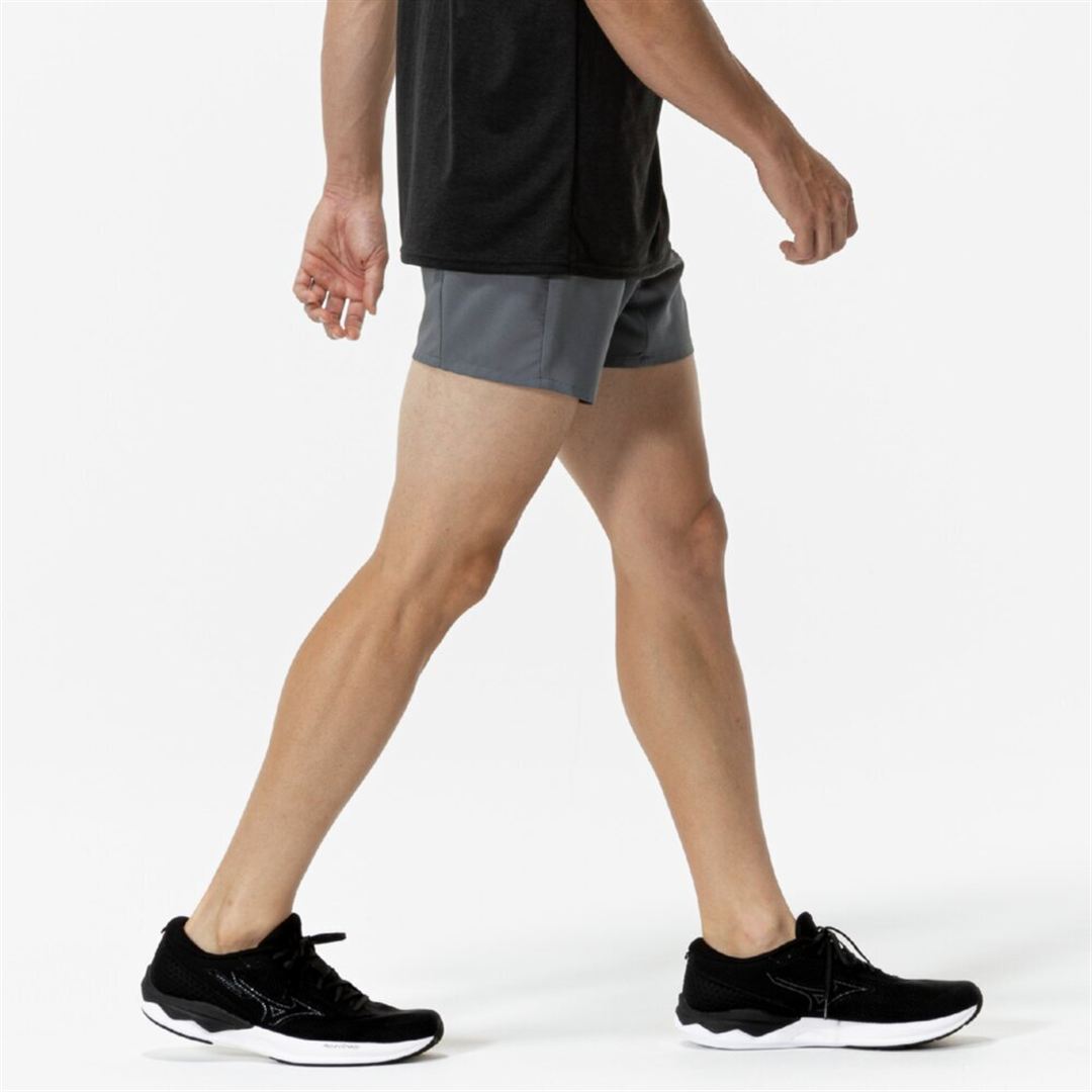 ランニング マルチポケットパンツ 6インチ グレー XL