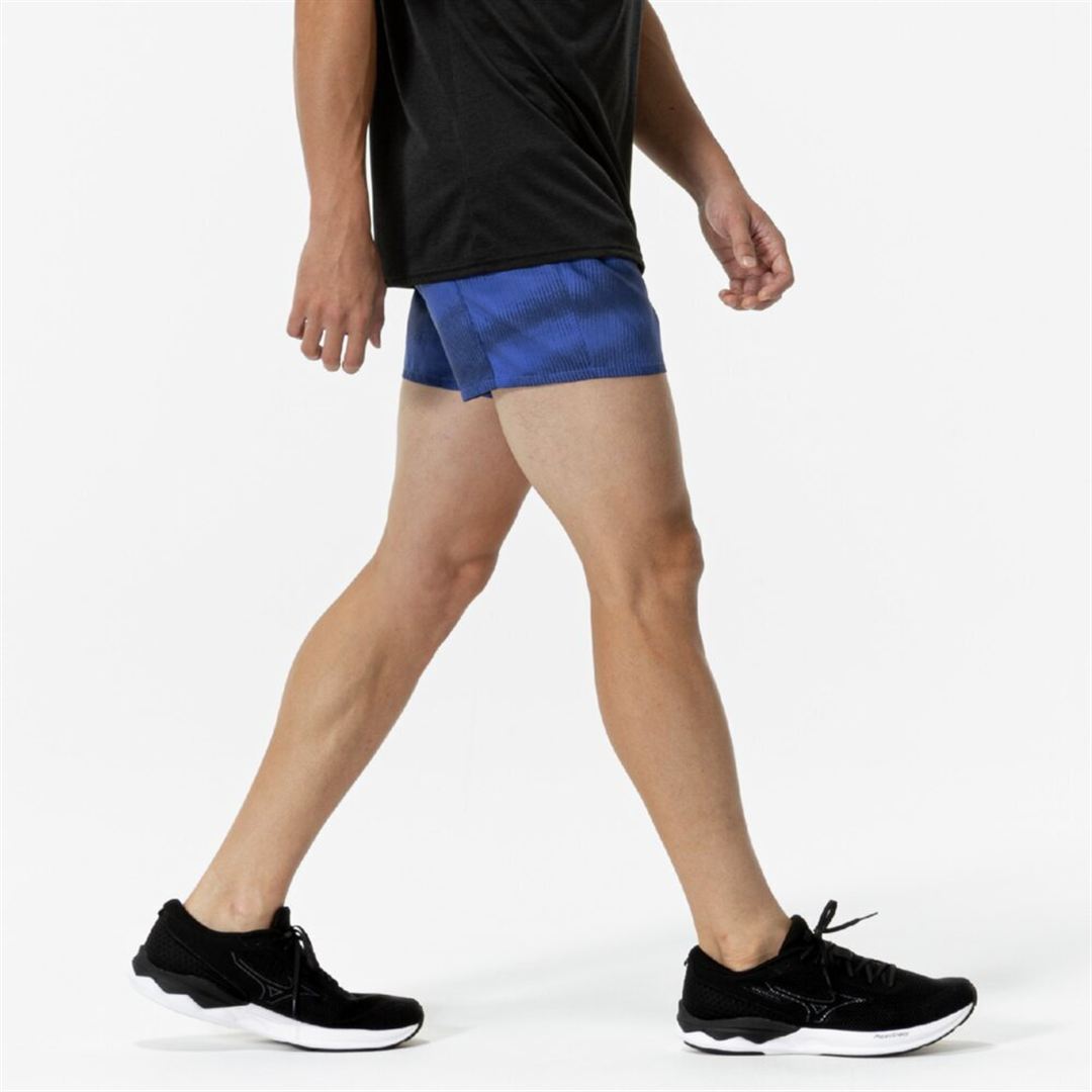 ランニング マルチポケットパンツ グラフィック6インチ リフレックスブルー XL