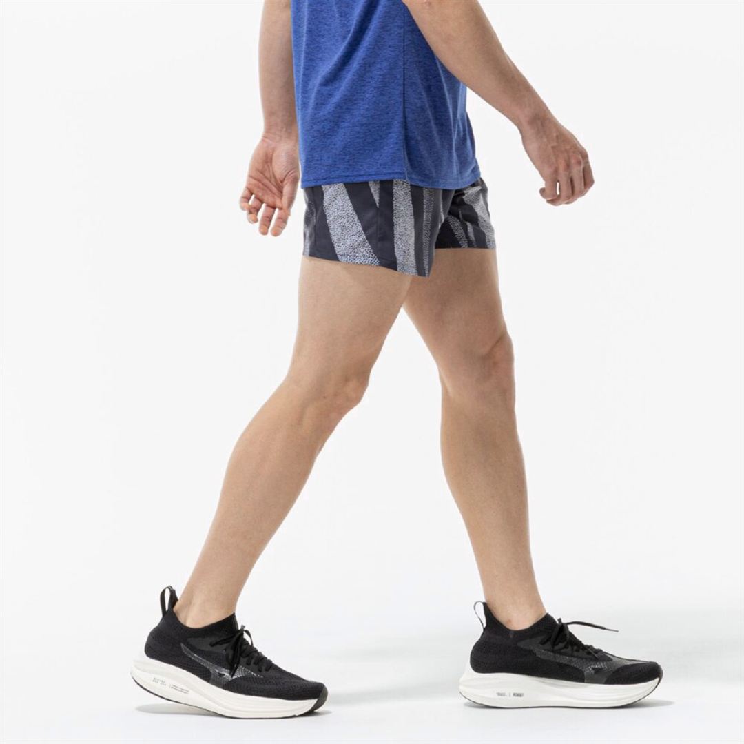ランニング マルチポケットパンツ グラフィック6インチ バリトンブルー XL