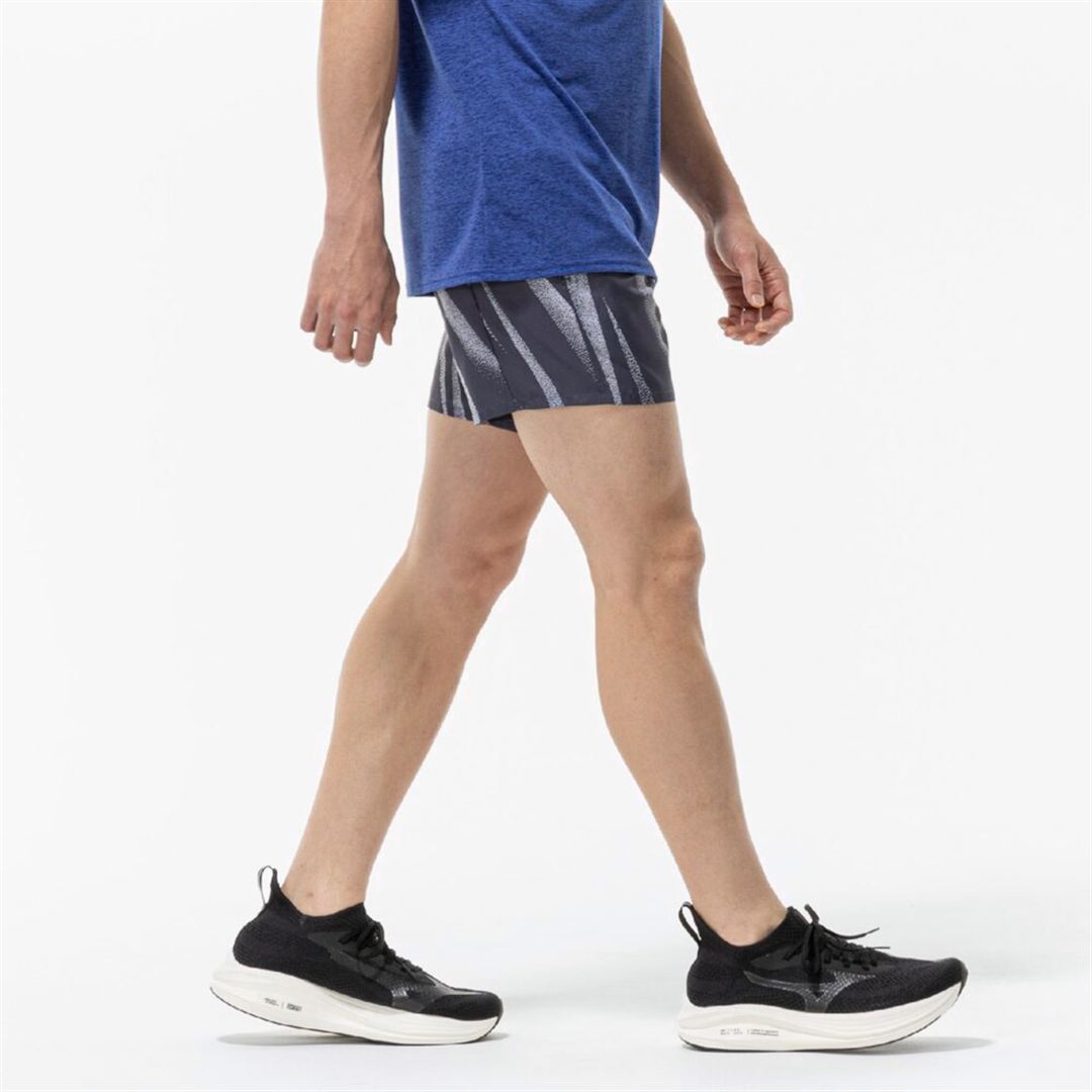ランニング マルチポケットパンツ プラス グラフィック7インチ バリトンブルー XL