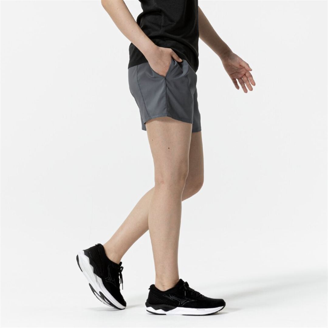 ランニング マルチポケットパンツ プラス 6.5インチ グレー XL