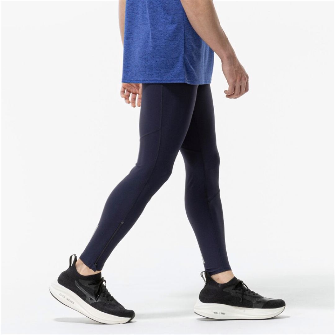 ランニングマルチポケットロングタイツ バリトンブルー XL