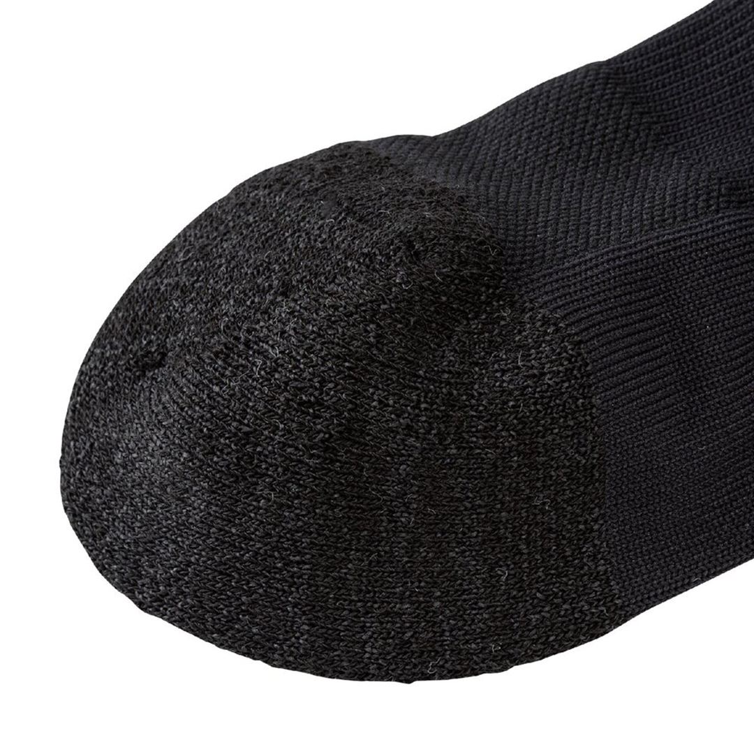 【ミズノ直営限定】紙糸ソックス ブラック 25-27