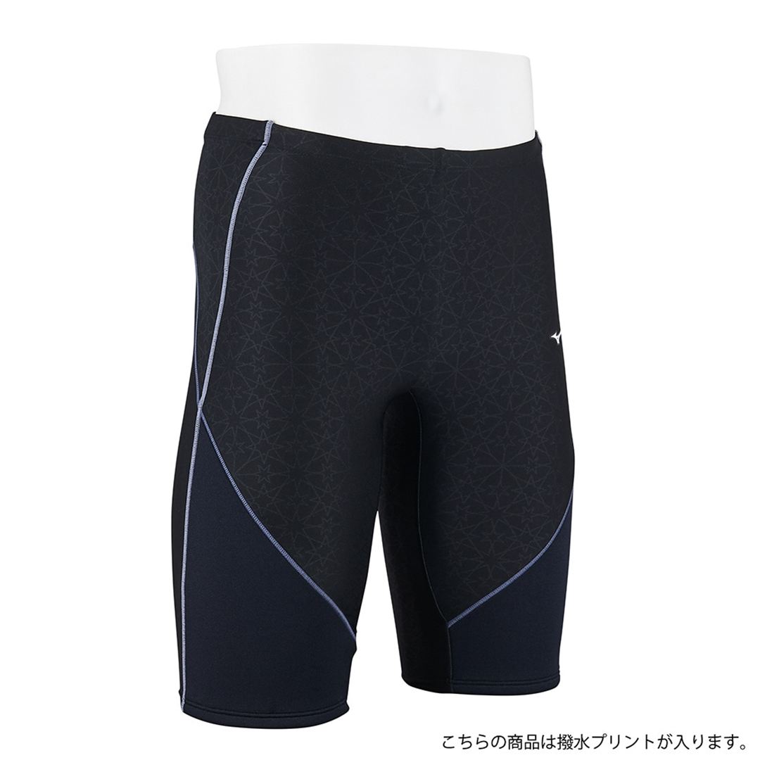 アクアフィットネス用EZ SWIM ハーフスパッツ ブラック×グレー S