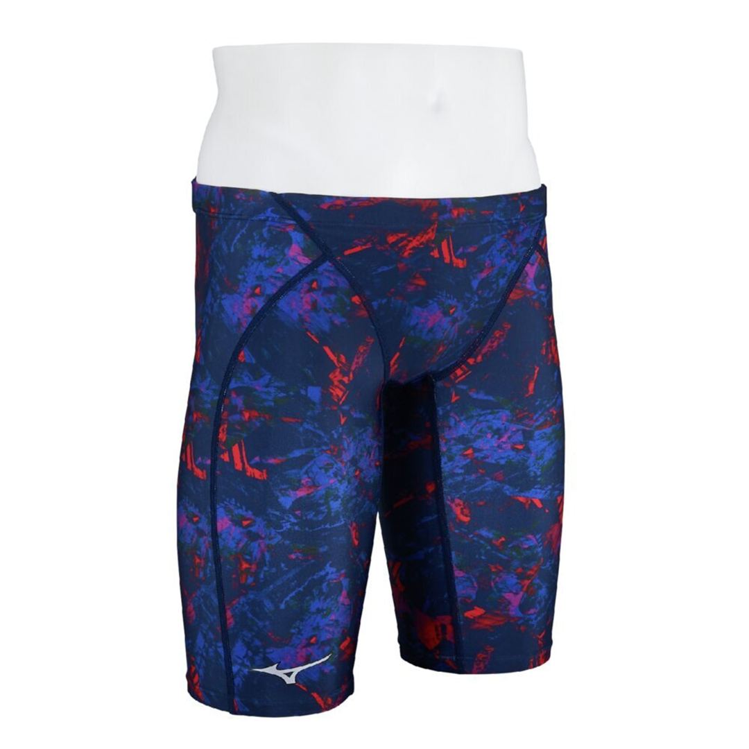 【STREAM ACE】競泳用ハーフスパッツ レッド XL