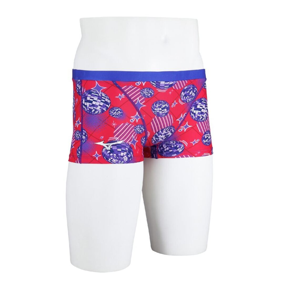【Ri Collection】競泳練習用ショートスパッツ レッド M