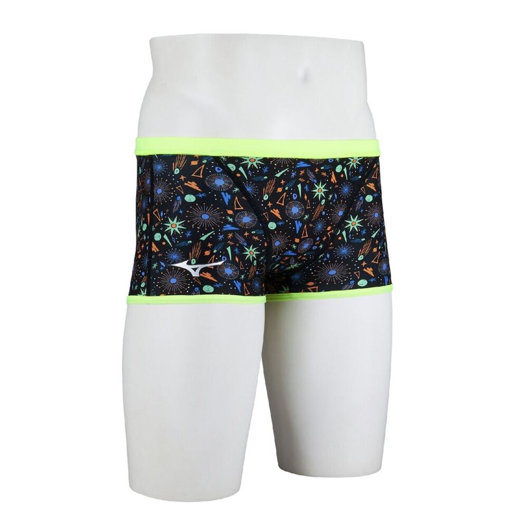 【Ri Collection】競泳練習用ショートスパッツ(リバーシブル) ブラック XS