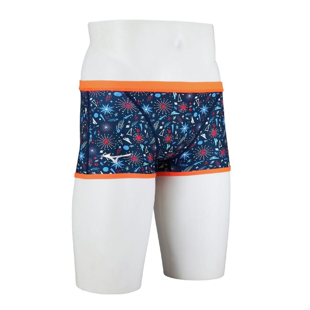 【Ri Collection】競泳練習用ショートスパッツ(リバーシブル) ネイビー XS