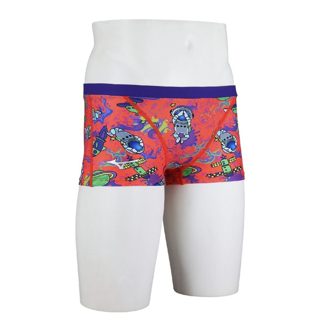 【Ri Collection】競泳練習用ショートスパッツ オレンジ 140