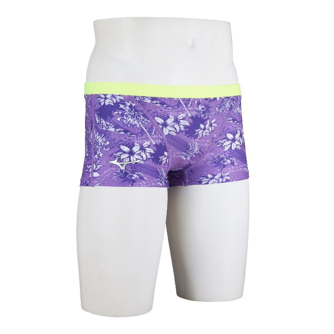 【Ri collection】競泳練習用ショートスパッツ バイオレット XS