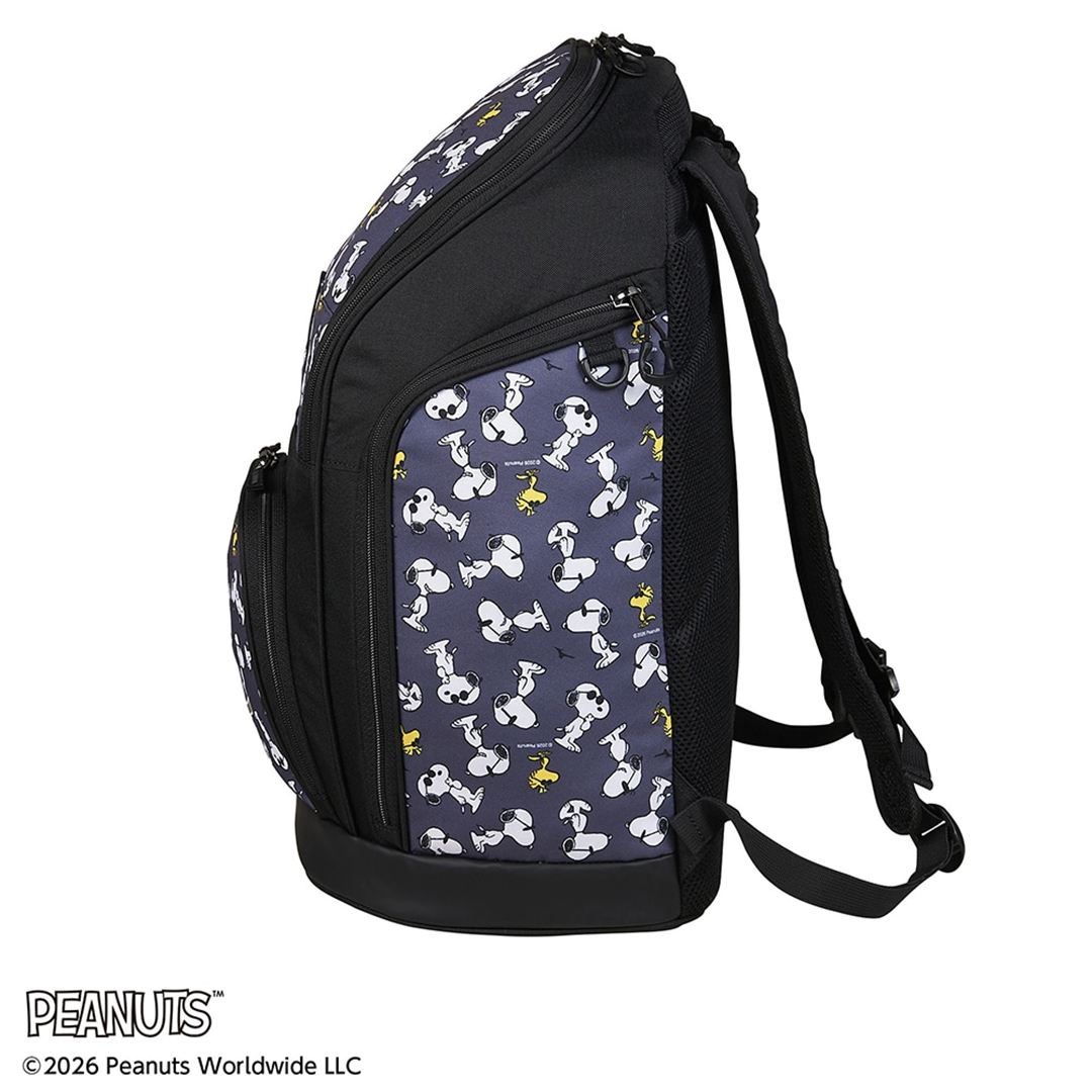 【PEANUTS】バックパック35L(スイム) ブラック×グレー