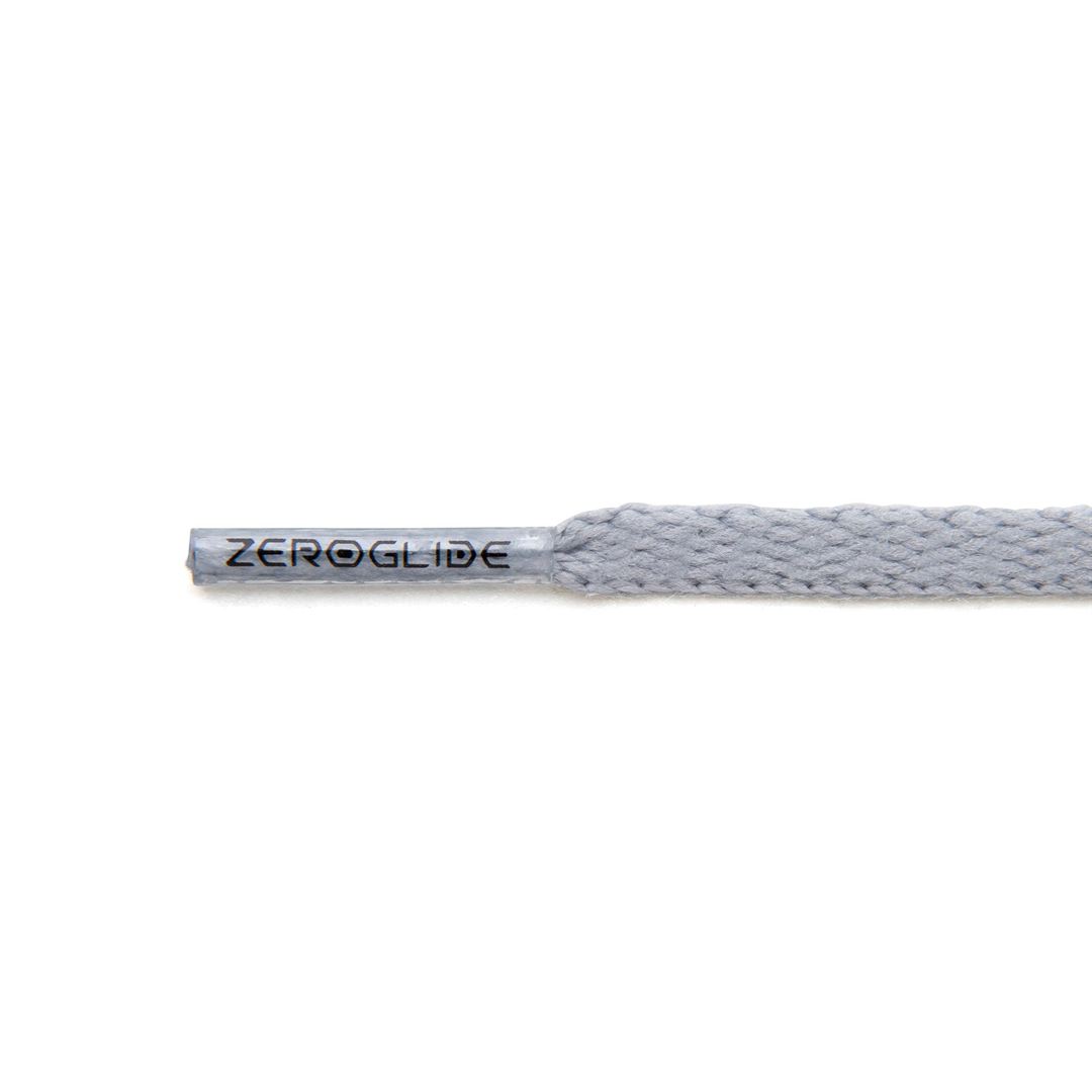 ゼログライドシューレース(平型／幅：4mm) シルバー 140