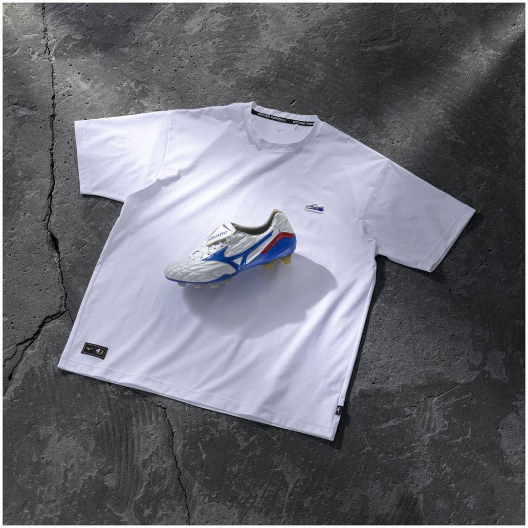 【ミズノ直営限定】モレリアウエーブ2021 ワッペンTシャツ ホワイト XL