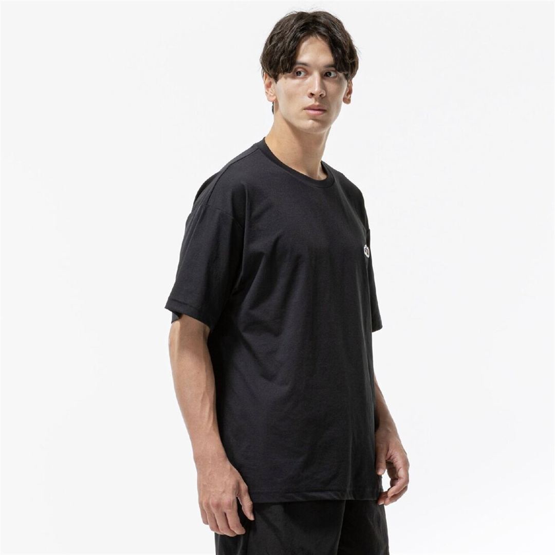 モレリア ストレッチソフトドライTシャツ ブラック S