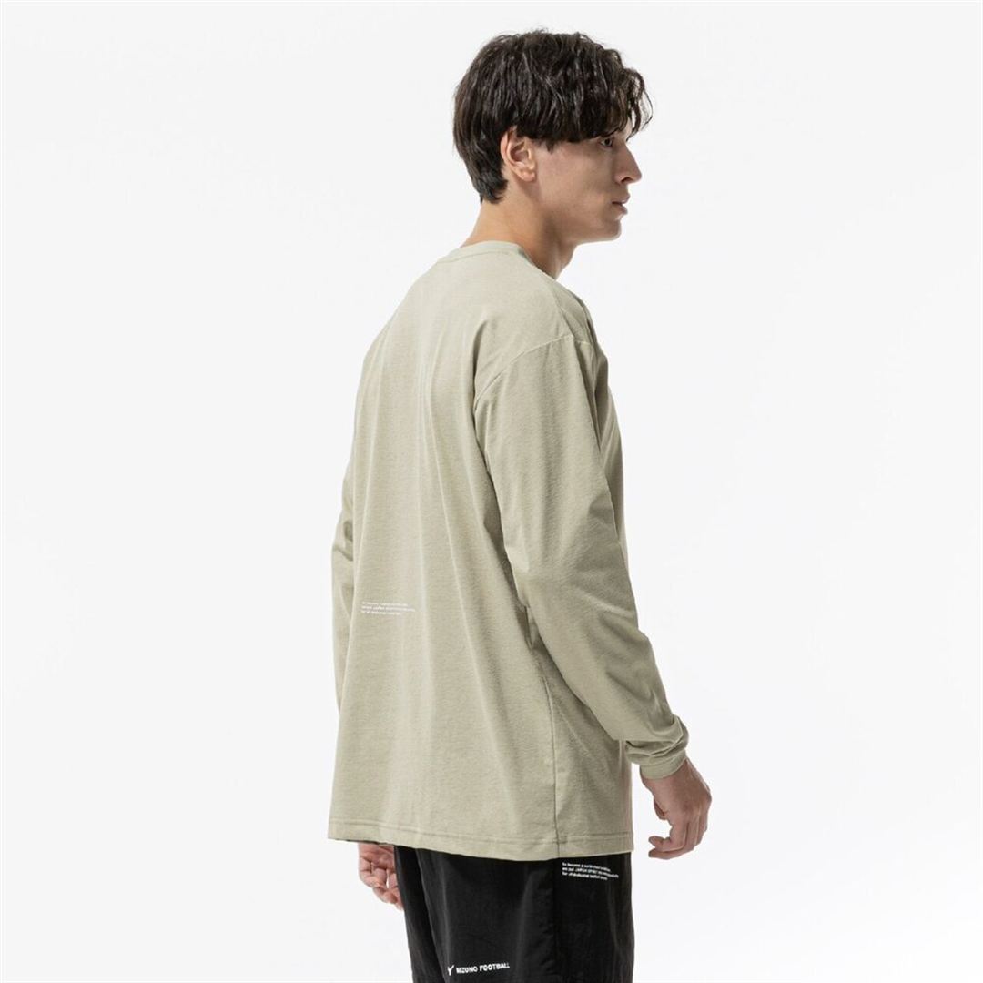 ストレッチソフトドライTシャツ(長袖) エルムベージュ XL