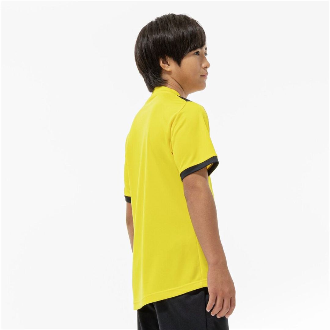 フィールドシャツ サイバーイエロー×ブラック 120