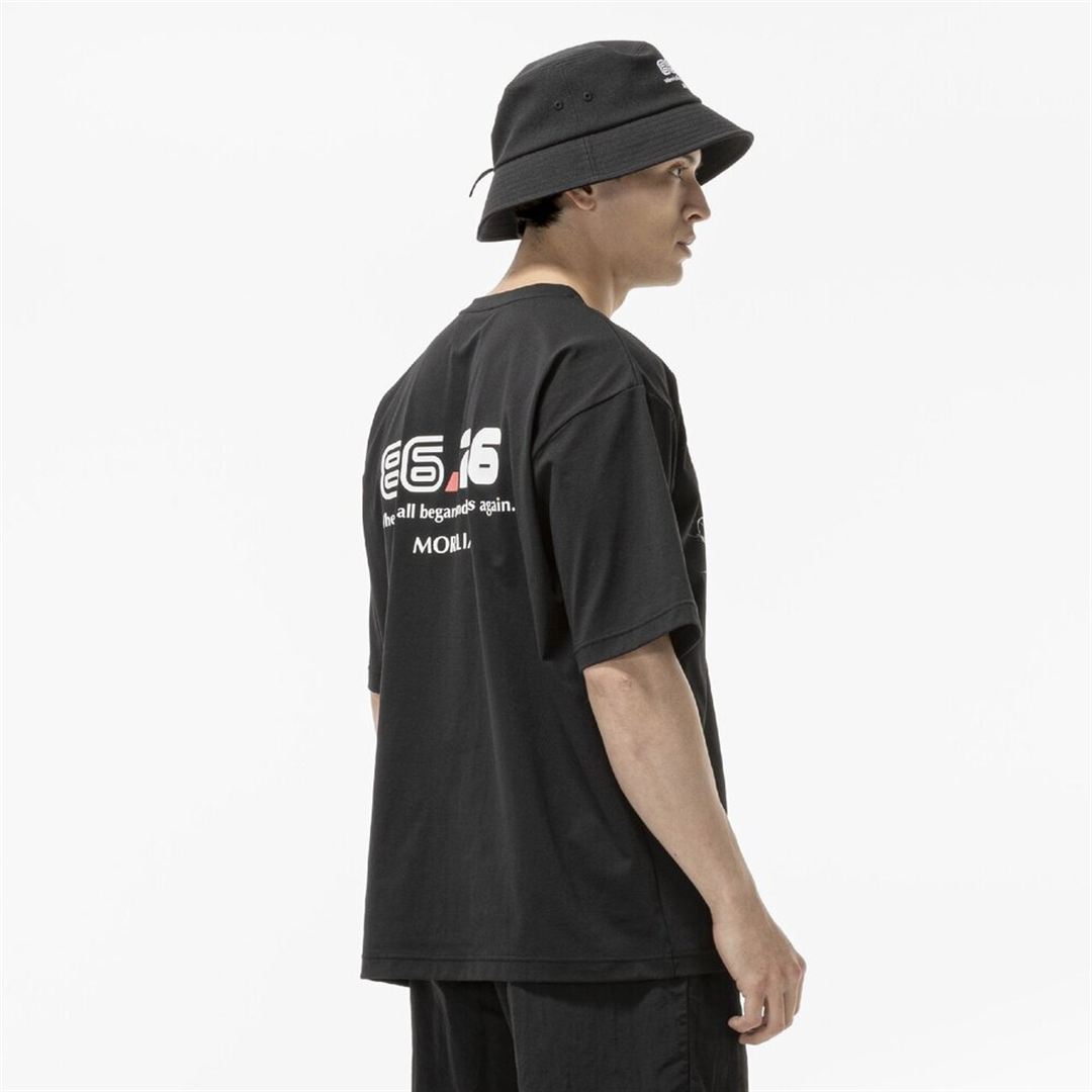 モレリア プリントTシャツ ブラック XL