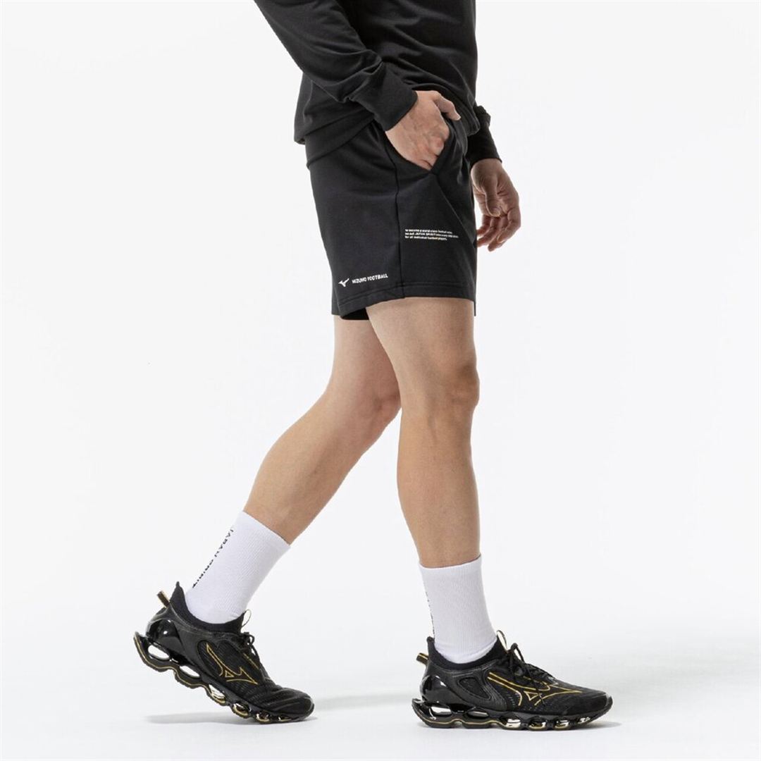 ソフトストレッチスウェットショートパンツ ブラック S