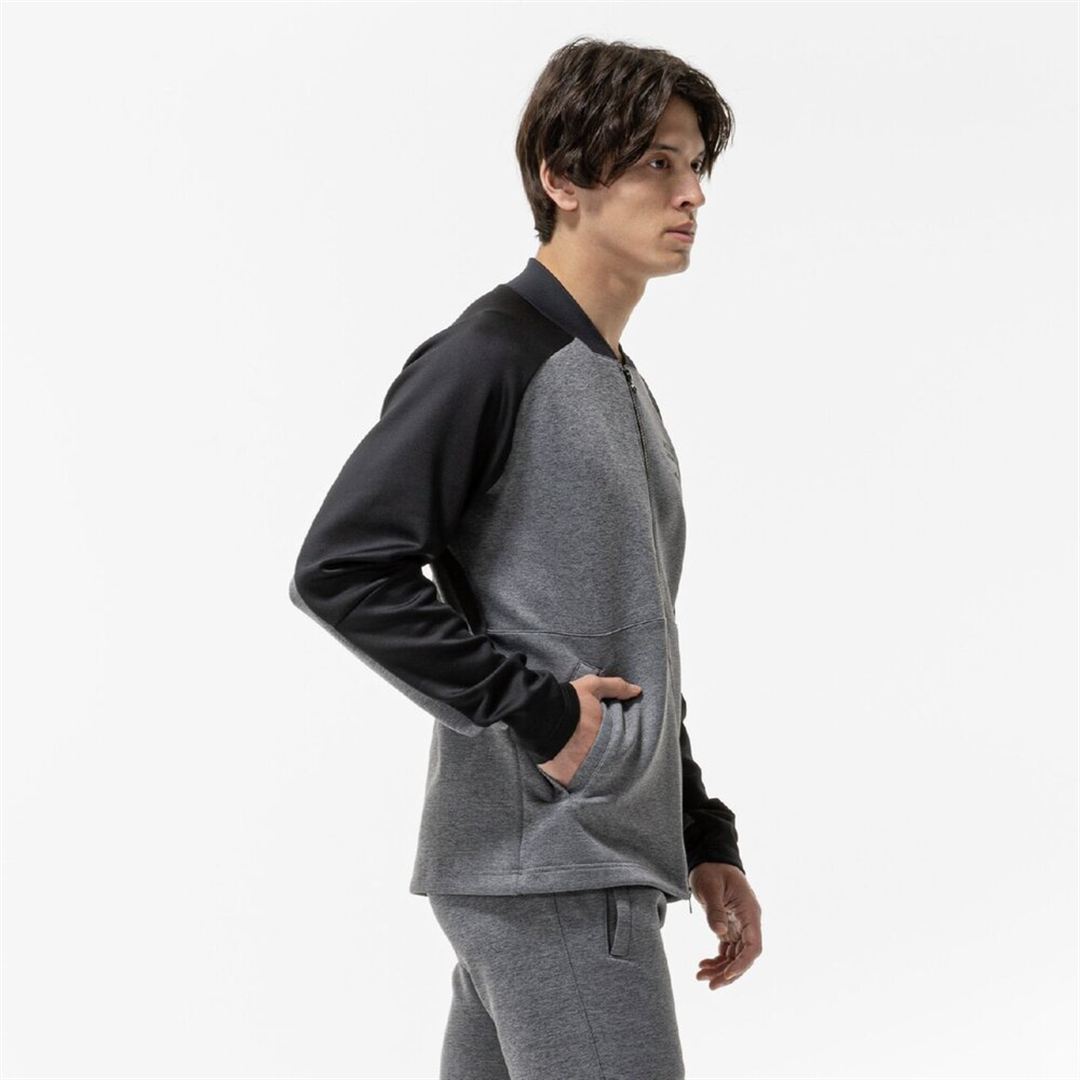 ストレッチジャケット グレー XL