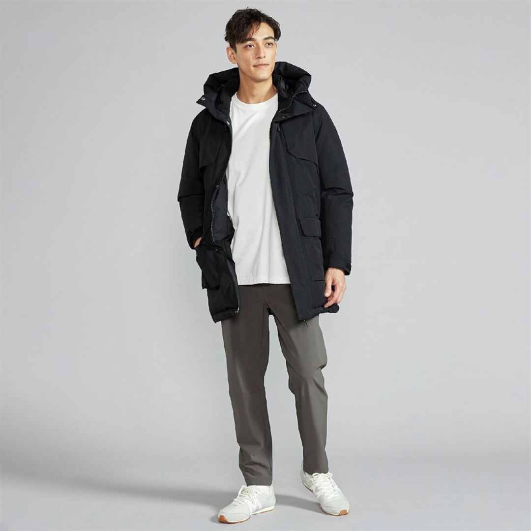 【吸湿発熱】WINDSTOPPER イエローナイフダウンジャケット ブラック 2XL