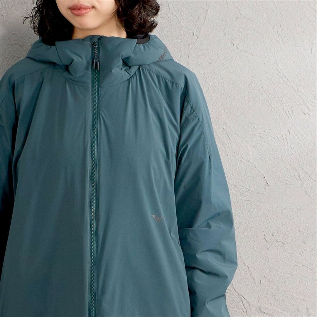 【JEANS FACTORY／吸湿発熱】ブレスサーモパファージャケット フォレストグリーン XL