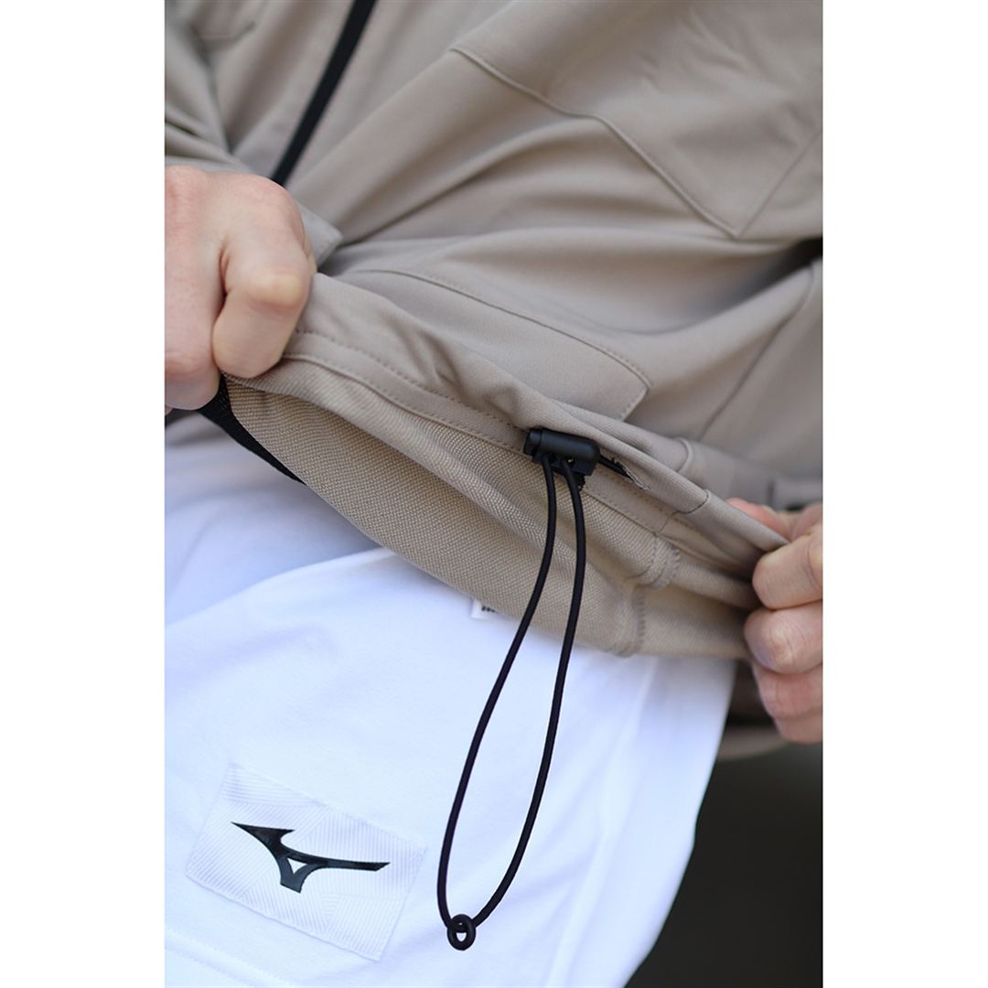 ルーズフィットストレッチジャケット ヴィンテージカーキ XL