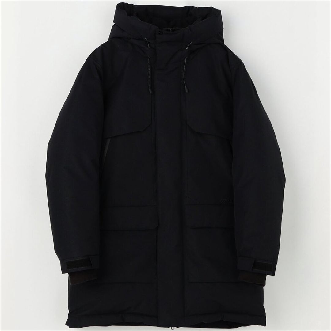 【吸湿発熱】WINDSTOPPER イエローナイフダウンジャケット ブラック×カメオブラウン 2XL