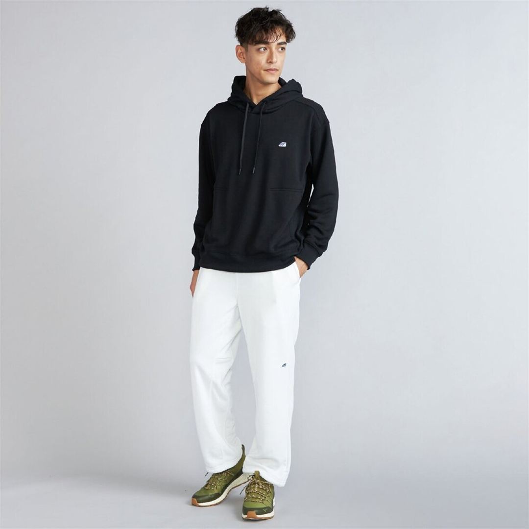【ミズノ直営限定】モノグラムMポリエステルスパントスウェットパンツ ホワイト XL