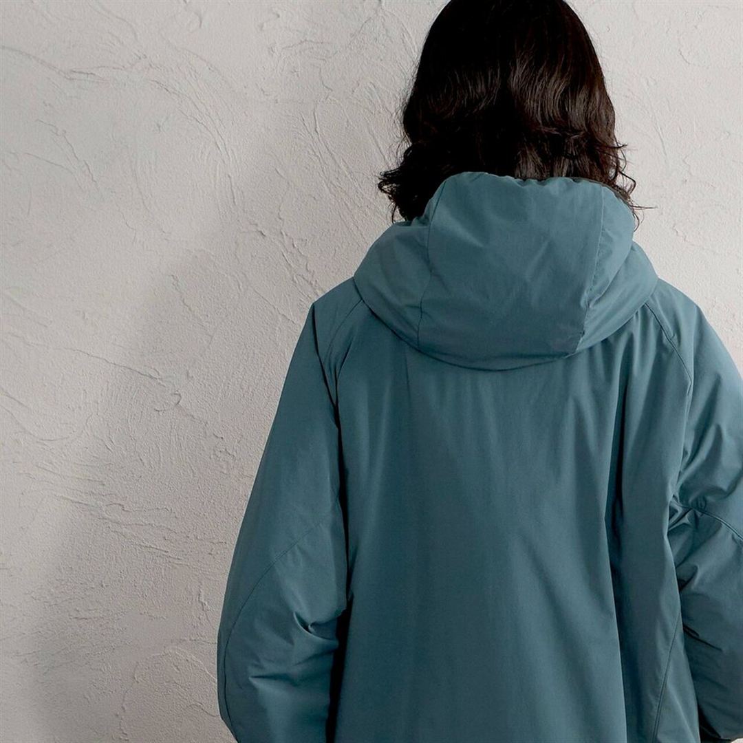 【JEANS FACTORY／吸湿発熱】ブレスサーモパファージャケット フォレストグリーン XL
