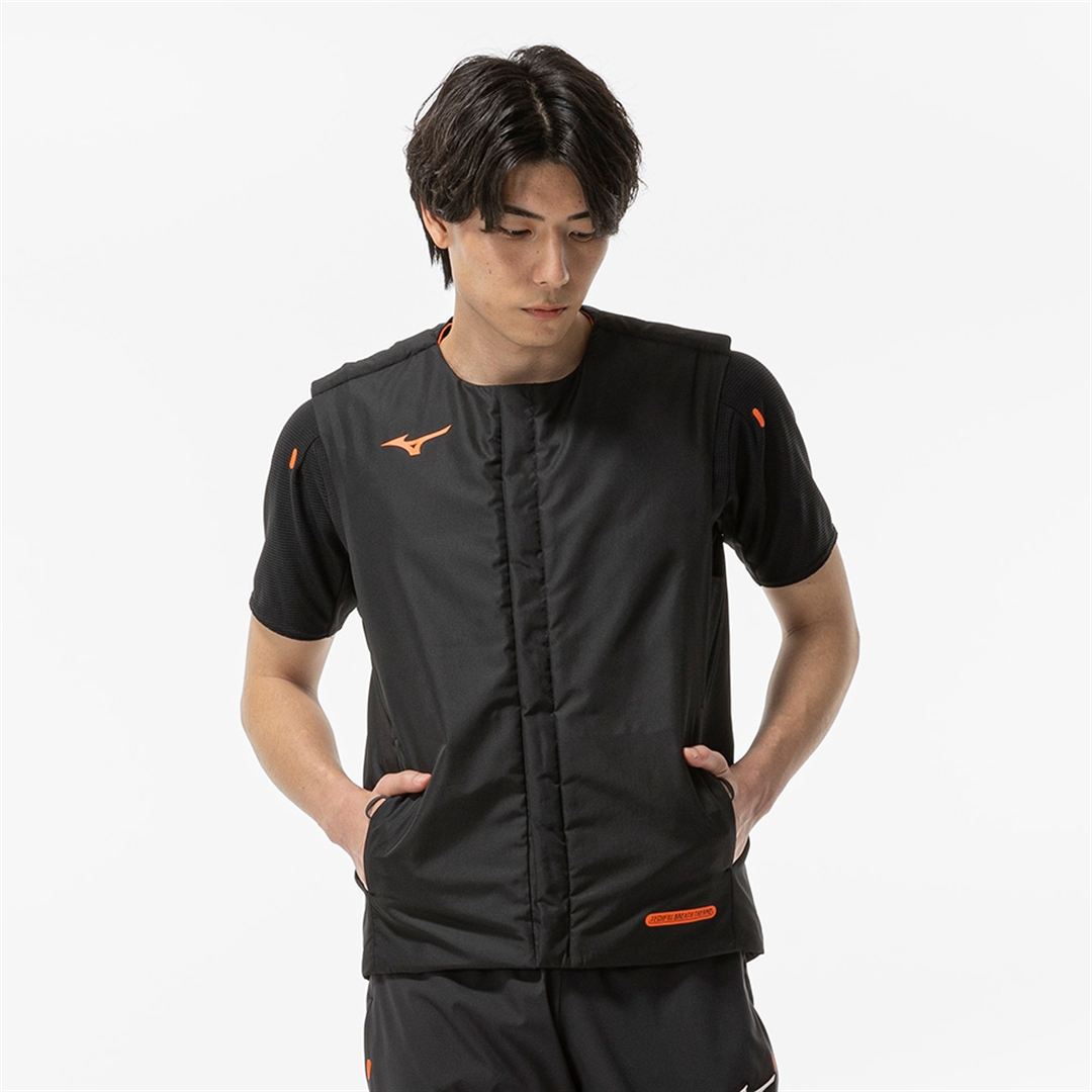 ハイブリッド3WAYジャケット サンストーンオレンジ×ブラック XL