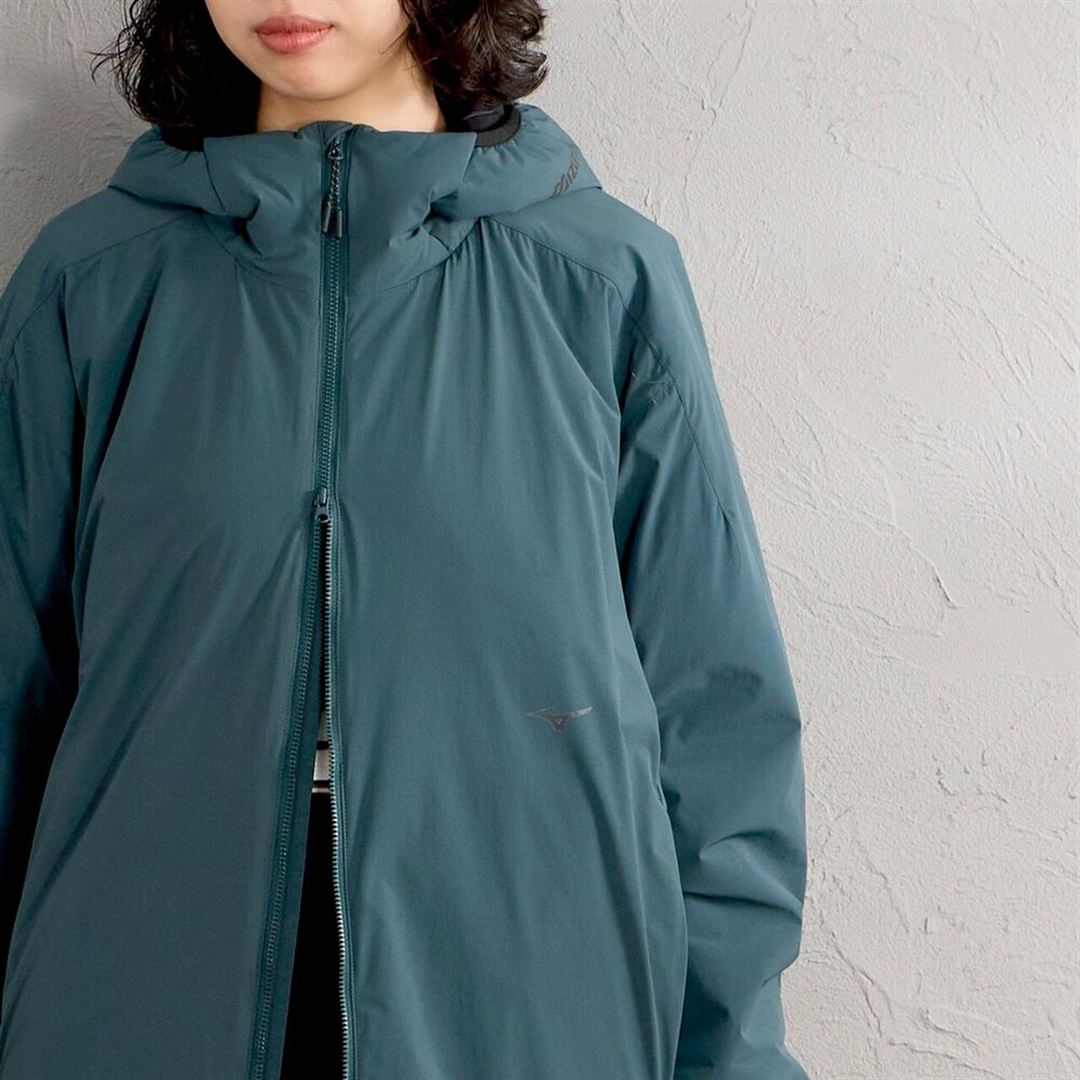 【JEANS FACTORY／吸湿発熱】ブレスサーモパファージャケット フォレストグリーン XL