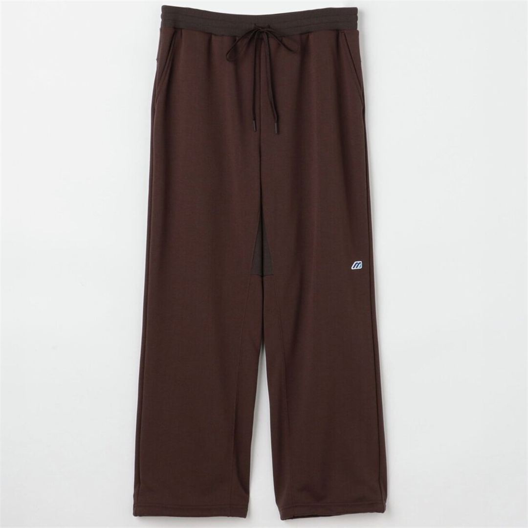 【ミズノ直営限定】モノグラムMポリエステルスパントスウェットパンツ ホワイト XL