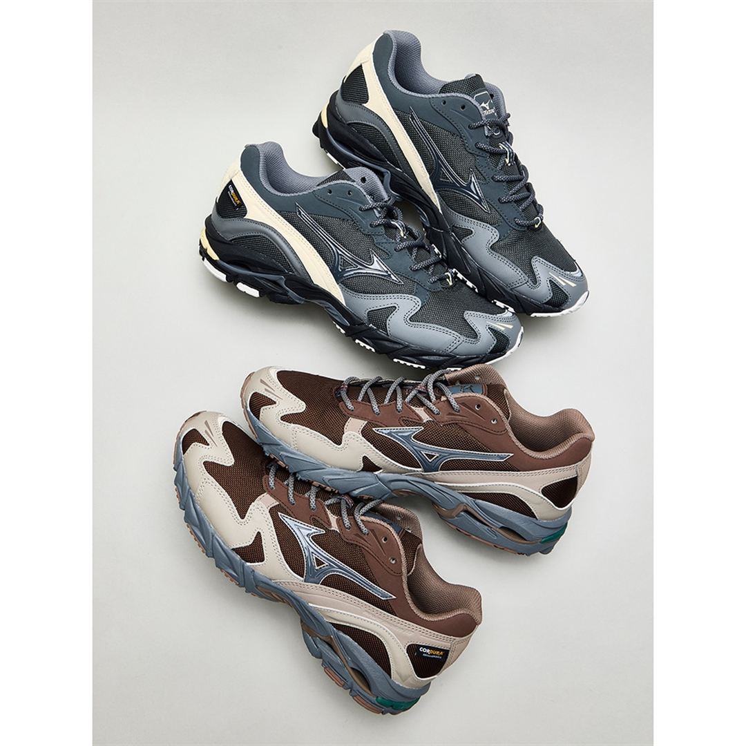 【ミズノ直営店限定】WAVE RIDER 10 CORDURA ブラウン×グレー×ベージュ 30.0