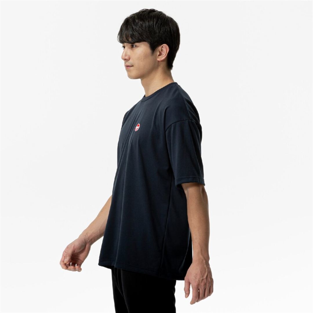 【ミズノ直営限定】赤カップ復刻Tシャツ ネイビー XO
