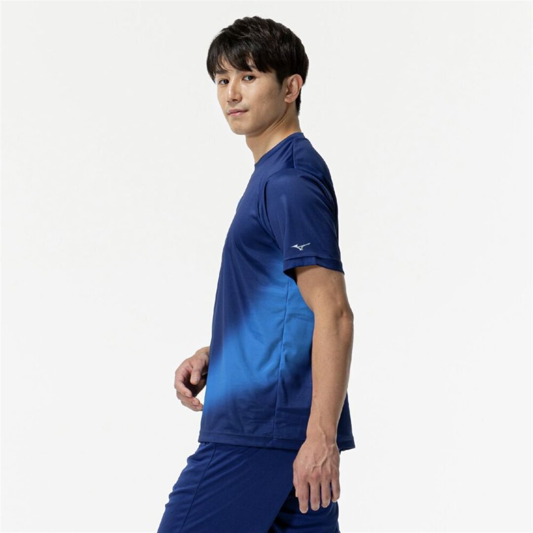 KISHOグラフィックTシャツ パステルネイビー XO