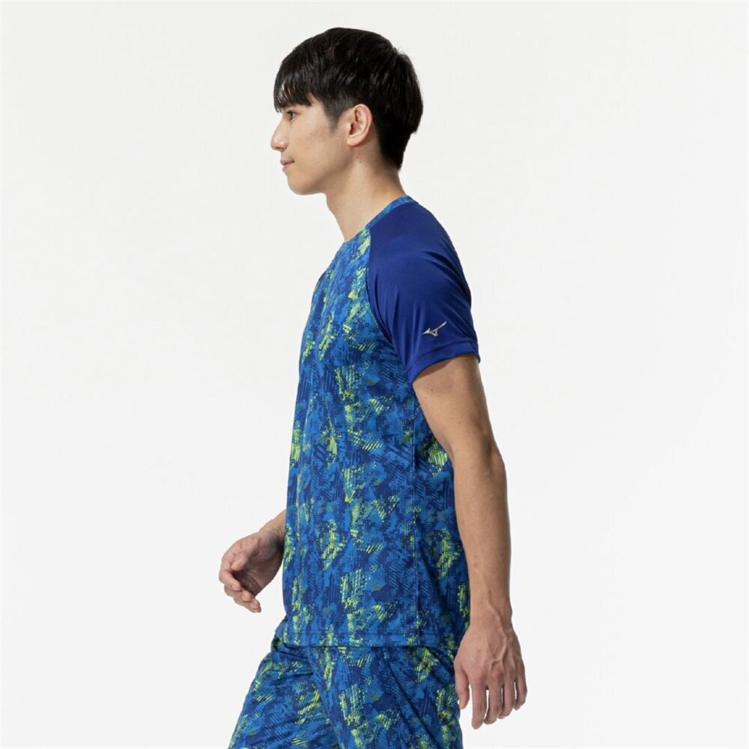 グラフィックTシャツ パステルネイビー M