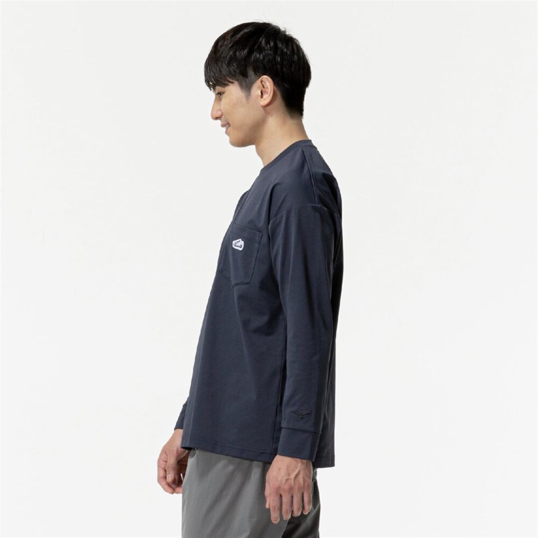 【ミズノ直営限定】ワンポイントロゴ ロングTシャツ サルート XO