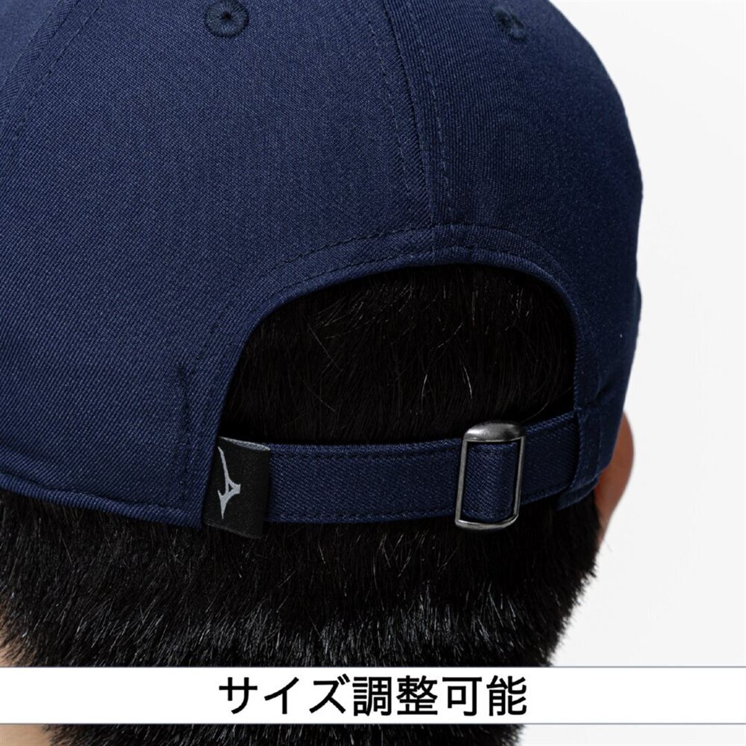 【ミズノ直営限定】ワンポイントロゴ キャップ ネイビー